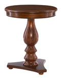 Brown Pedestal Side Table J767642