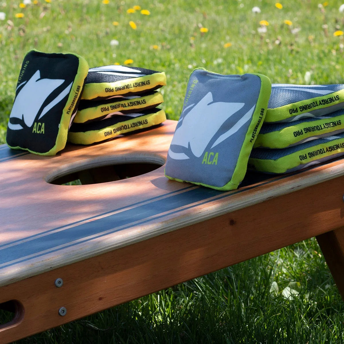 6-in ACA American Cornhole Association Official Regulation Bags Dual Sided Edge Technology Synergy Touring Pro D9036