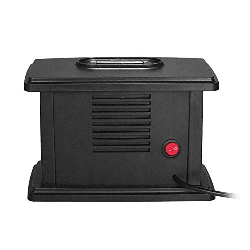 Black Electric Tabletop Fireplace Heater 1000W S88442