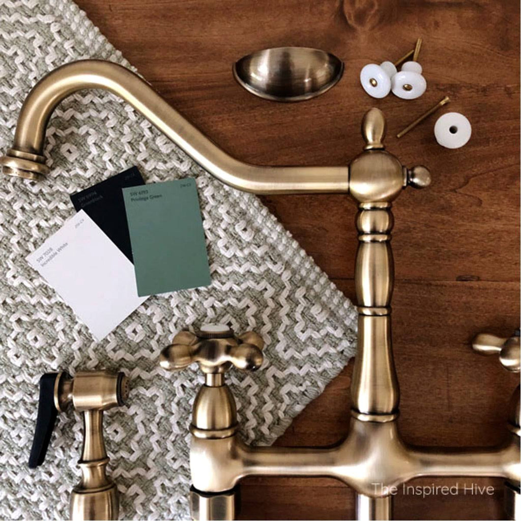 Kitchen Faucet with Brass Sprayer O695634