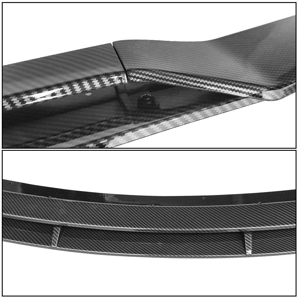 Carbon Fiber Print Front Bumper Lip Splitter Y7089