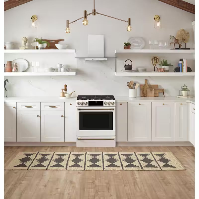 5.6 cu. ft. Smart Slide-In Gas Range with True Convection, Air Fry S1419