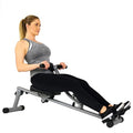 Compact Adjustable Rowing Machine with 12 Levels of Resistance O14270