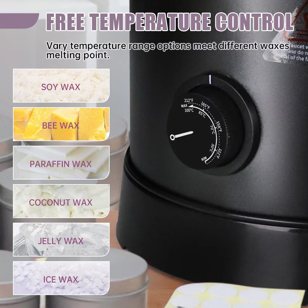8L Electric Wax Melter with Heating Core Spout V48161