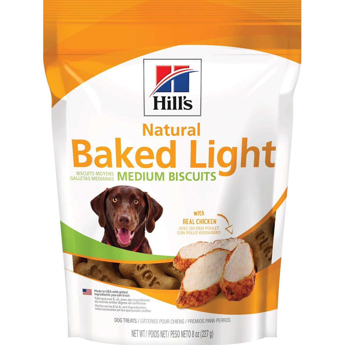 Natural Baked Light Biscuits with Real Chicken Dog Treats N330582