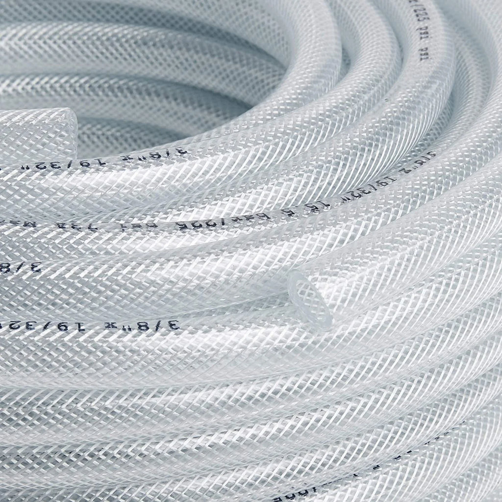 100 Ft x 3/8" ID Heavy Duty Clear PVC Tubing R187907
