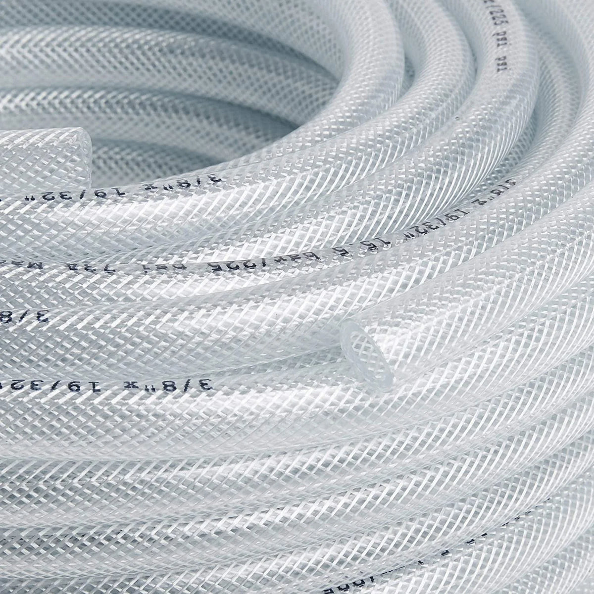100 Ft x 3/8" ID Heavy Duty Clear PVC Tubing R187907