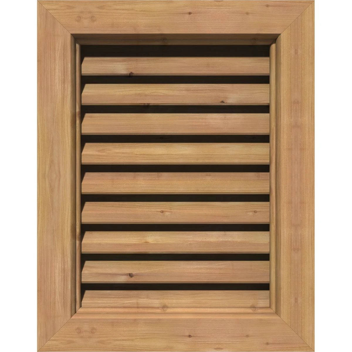 Unfinished Functional Vertical Gable Vent F284