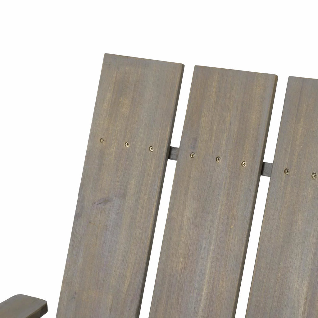 Acacia Wood Foldable Adirondack Chair M104061