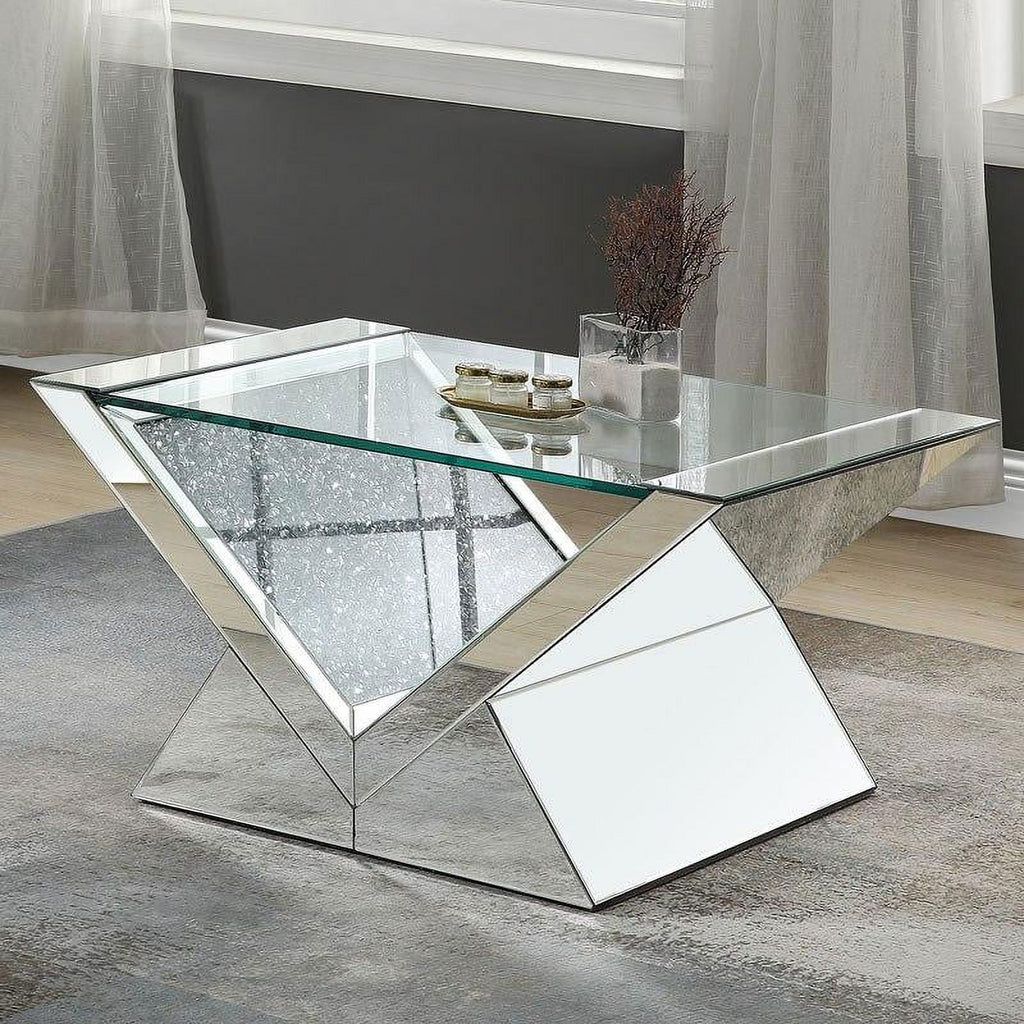 Mirrored Coffee Table + 2 End Tables C99451