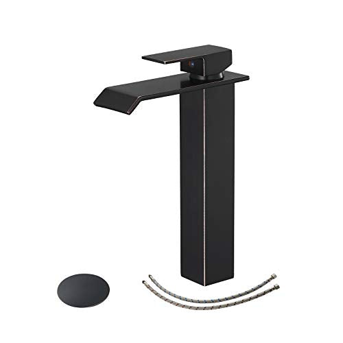 Brushed Nickel Waterfall Vessel Sink Faucet X9746