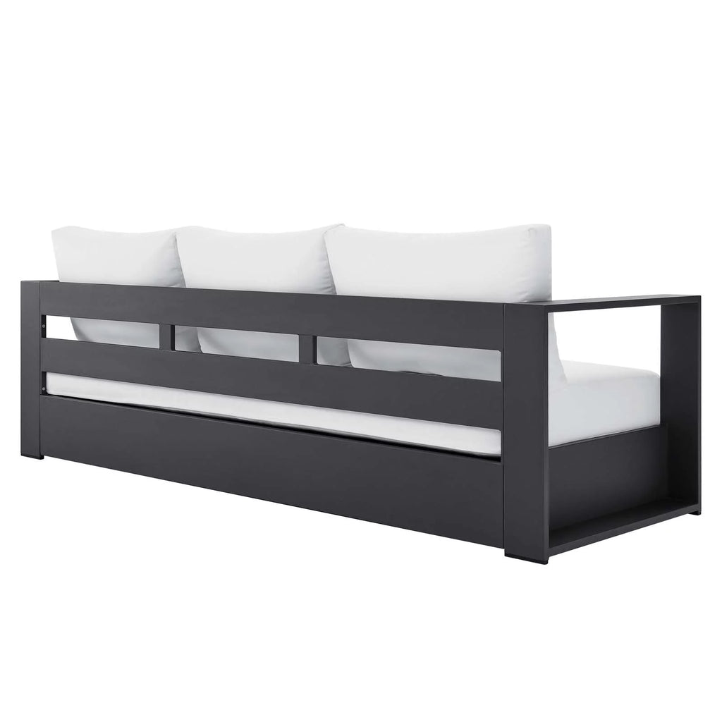 Gray White Aluminum Sofa O191331