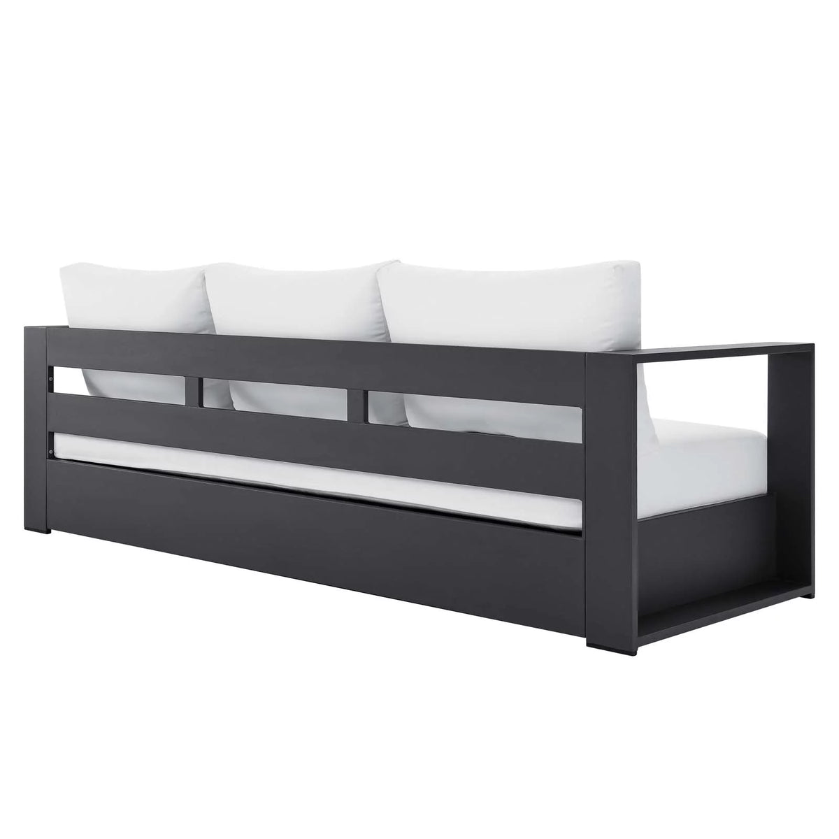 Gray White Aluminum Sofa O191331