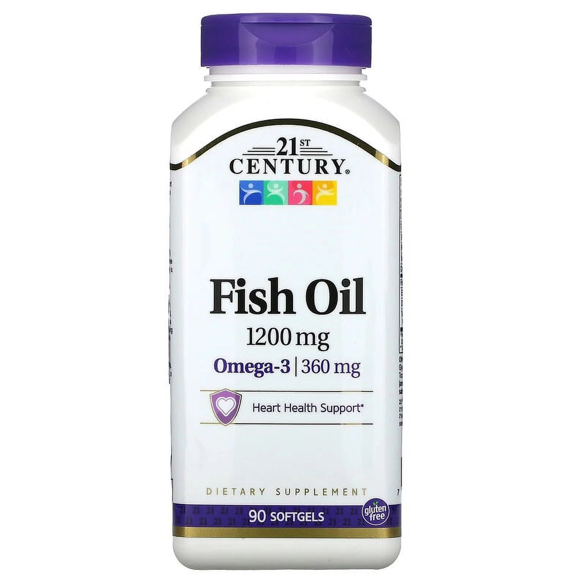 Fish Oil 1200 mg Omega-3 Softgels 90 Ea 6 Pack J16054