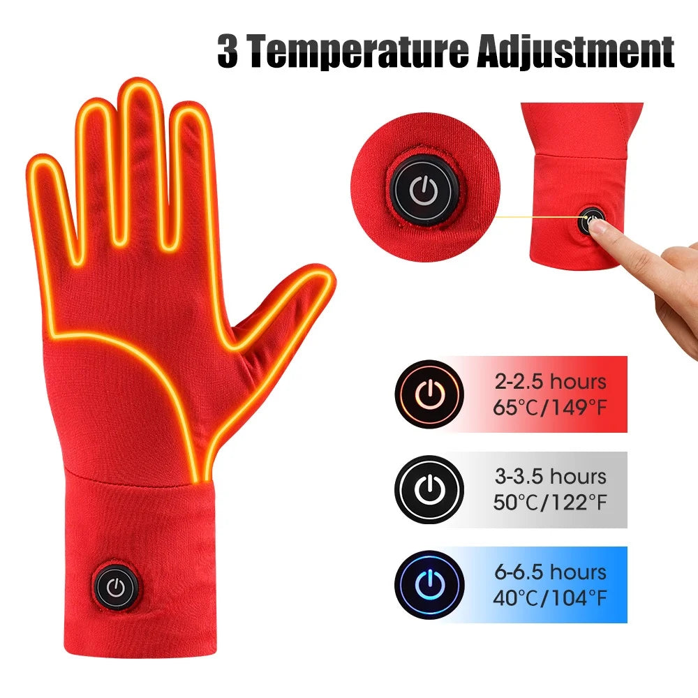 Electric Battery Heated Gloves 7.4V 2200mAh E972745