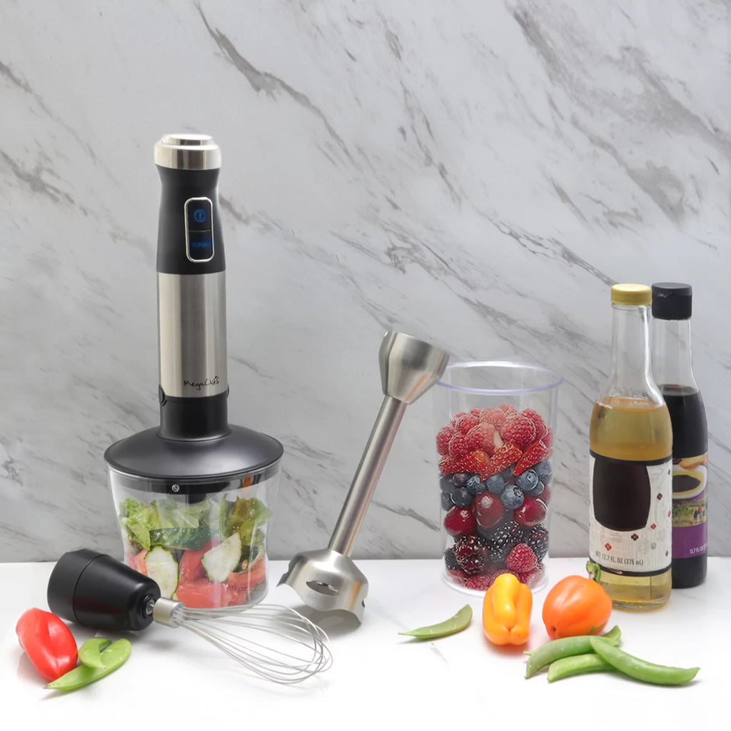 4 in 1 Immersion Hand Blender with Speed Control and Accessories A6279