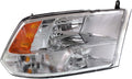 Chrome Halogen Headlight Assembly Passenger Side M40400