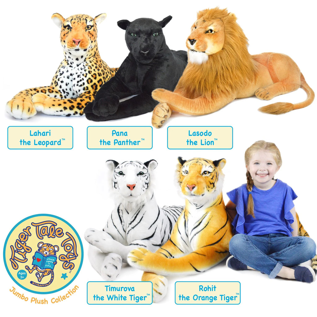 White Siberian Tiger Stuffed Animal Plush Cat Y39769