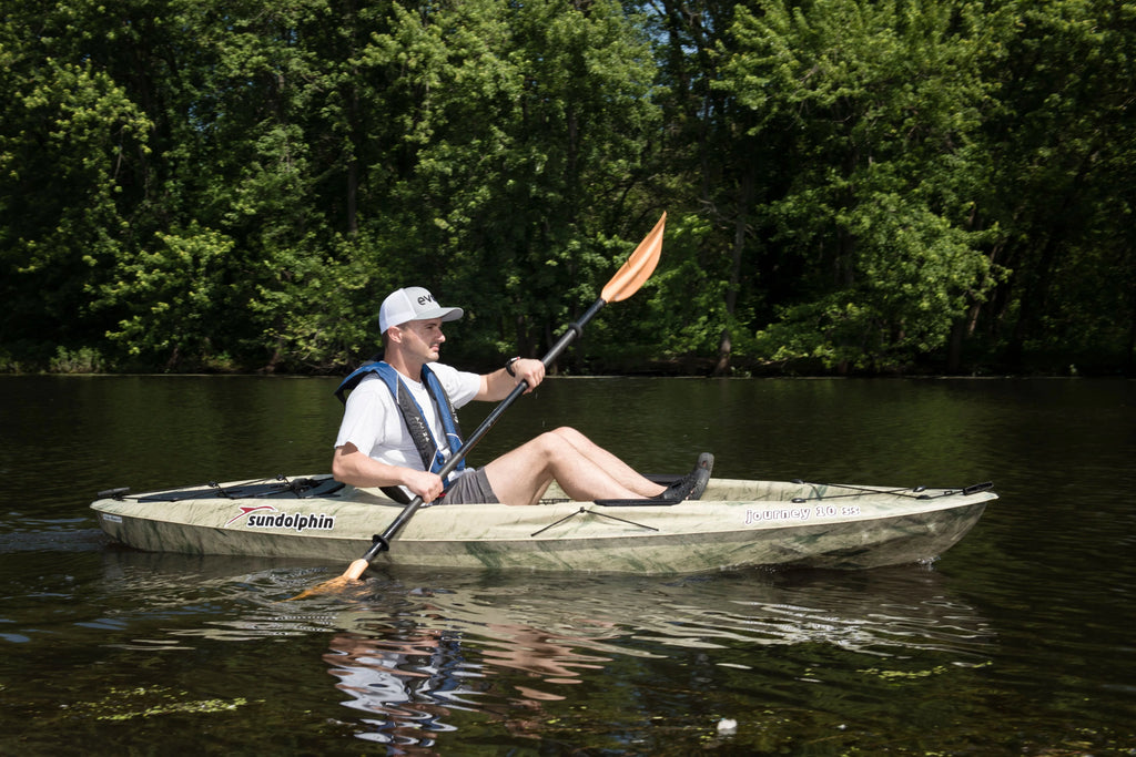 Grass Sit-on Angler Kayak, Paddle Included I913508
