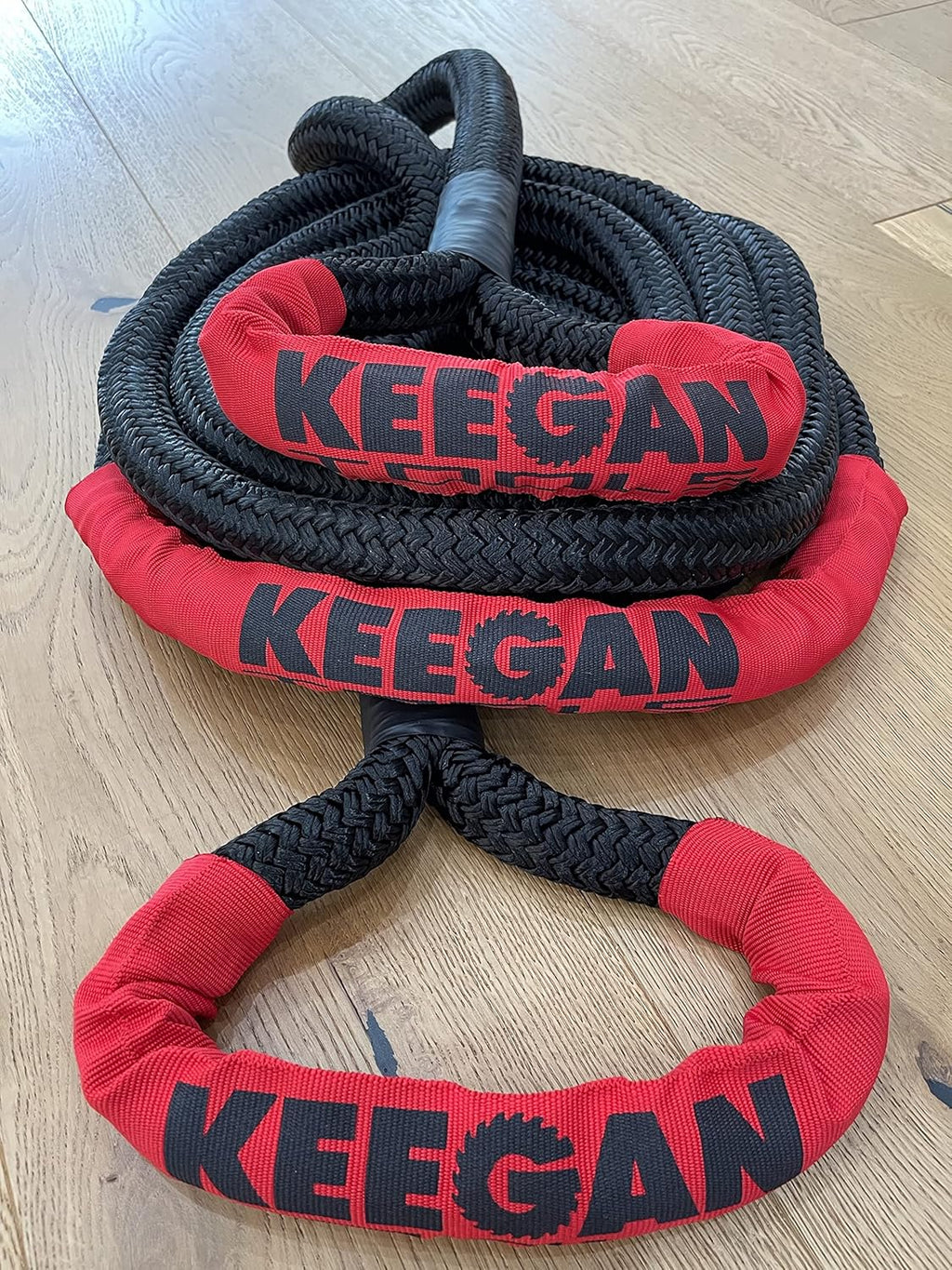 1" x 30' Kinetic Recovery Rope 30,250 lbs Breaking Strength Tow Strap D4863