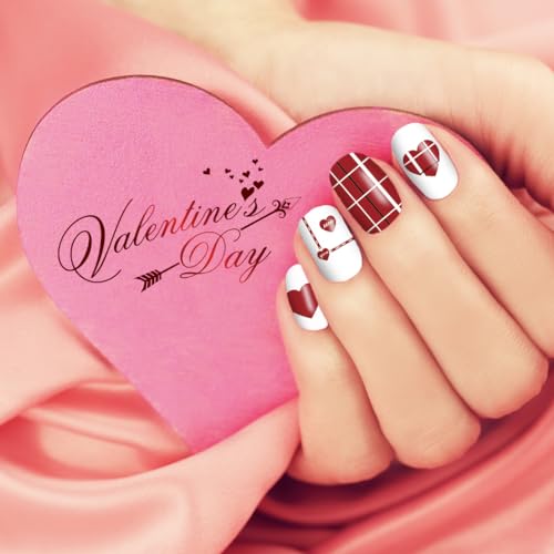 16 Sheets Holiday Nail Wraps Stickers with 2 Pcs Nail Files G2755