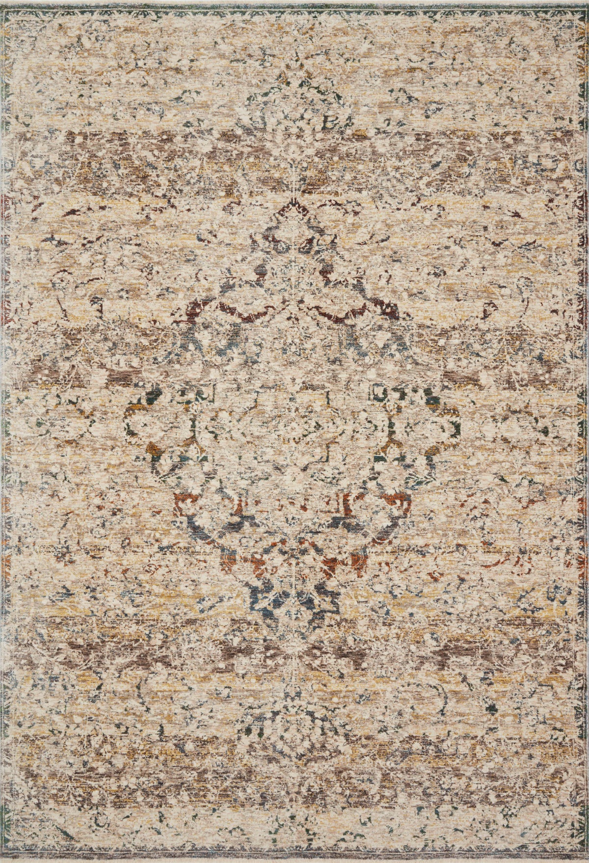 Ivory Multi 7'10 x 10' Rug C575