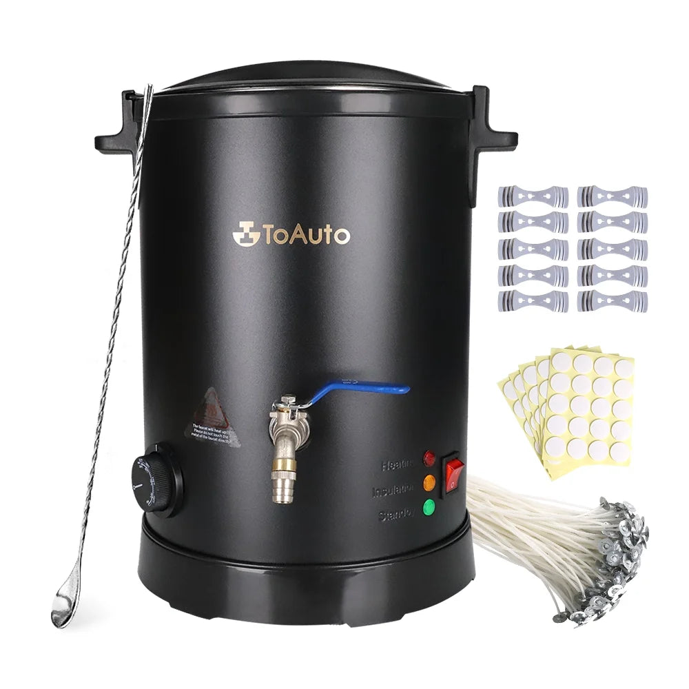 8L Electric Wax Melter with Heating Core Spout V48161
