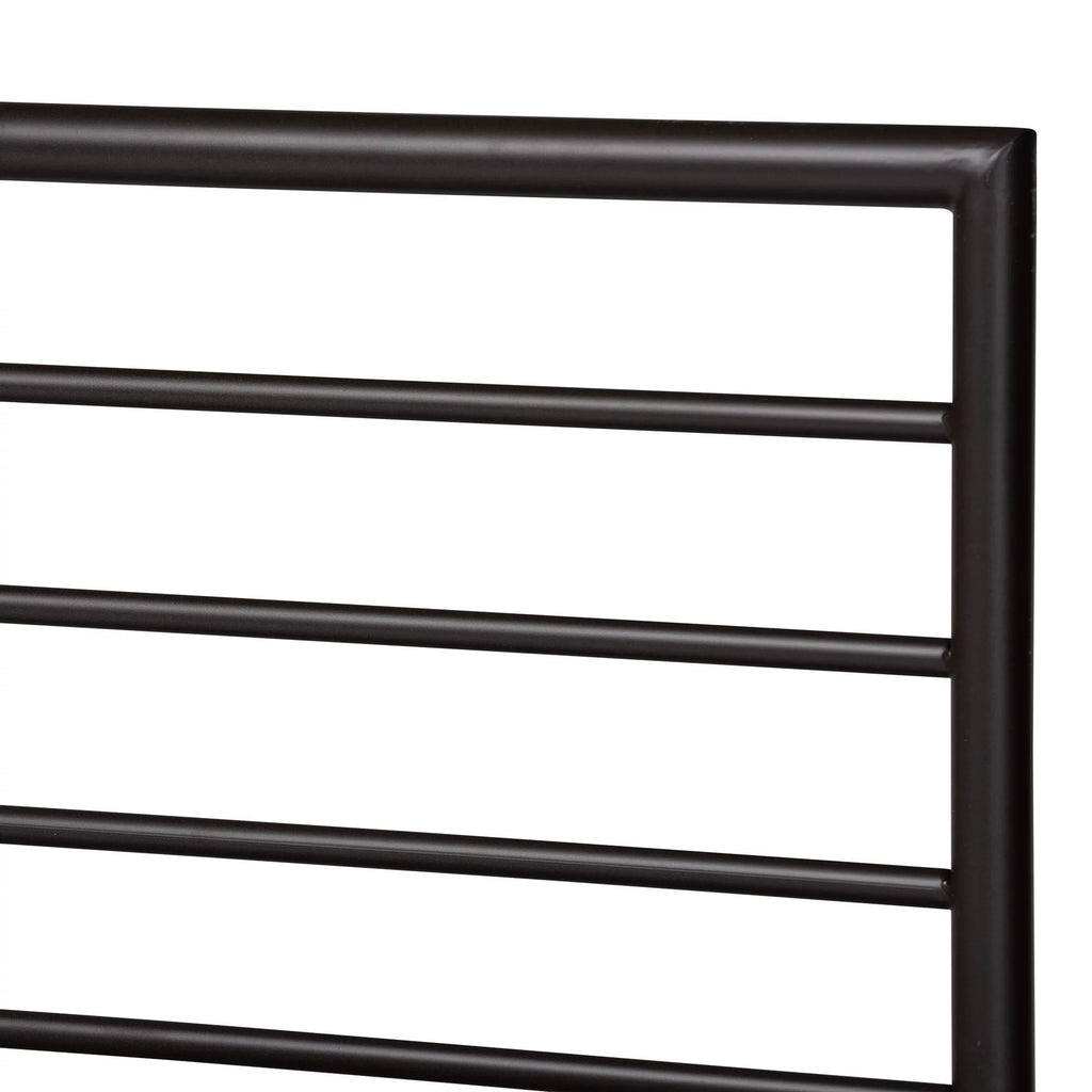 Black Full Engineered Wood Platform Bed M293