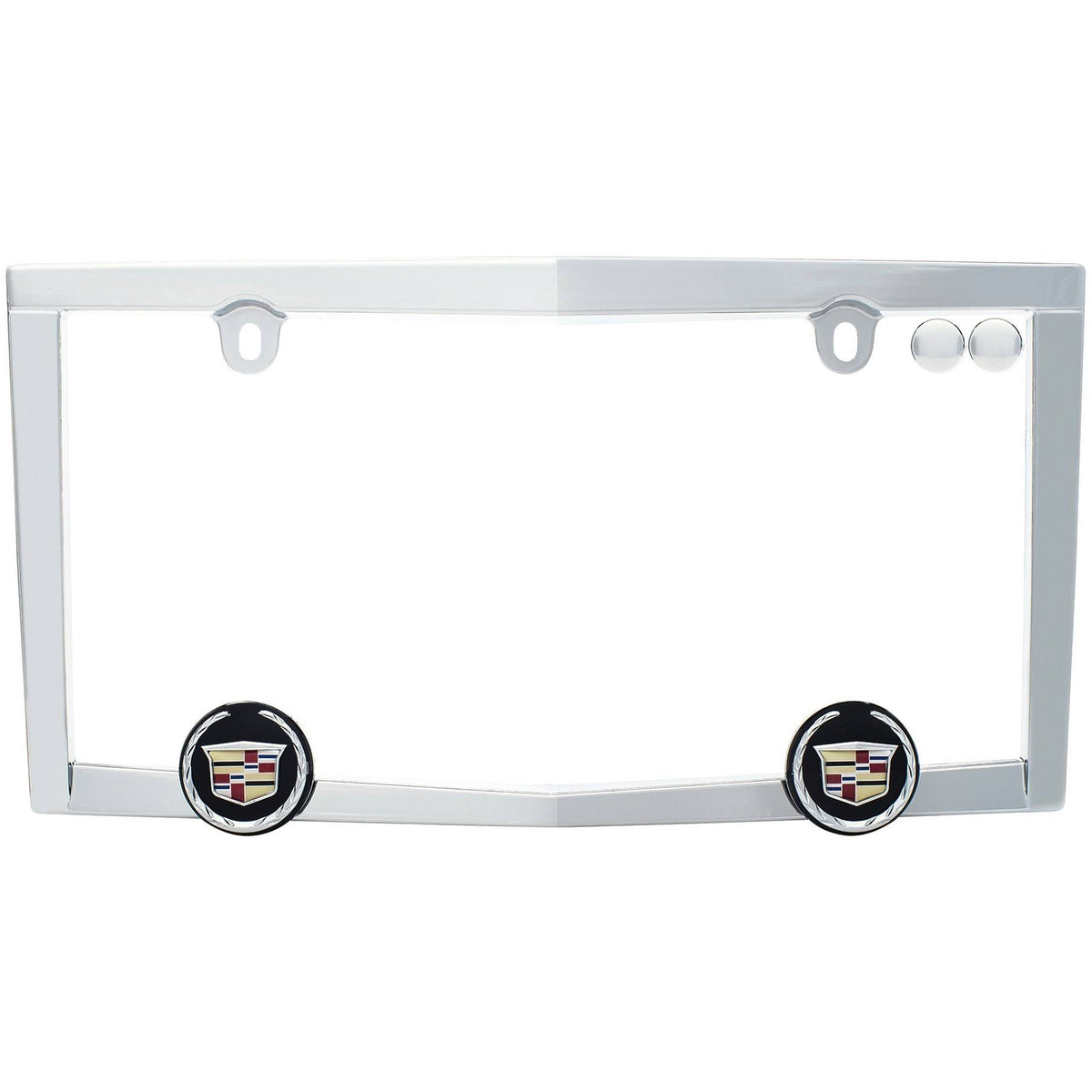Cadillac License Plate Frame Chrome D205