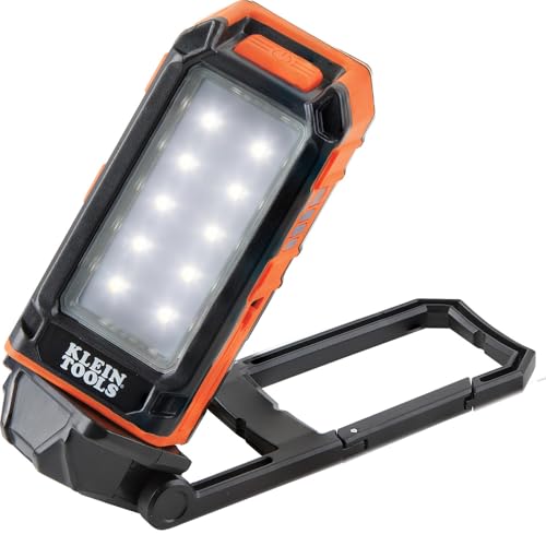 Rechargeable LED Flashlight Worklight with Kickstand and Carabiner K16748
