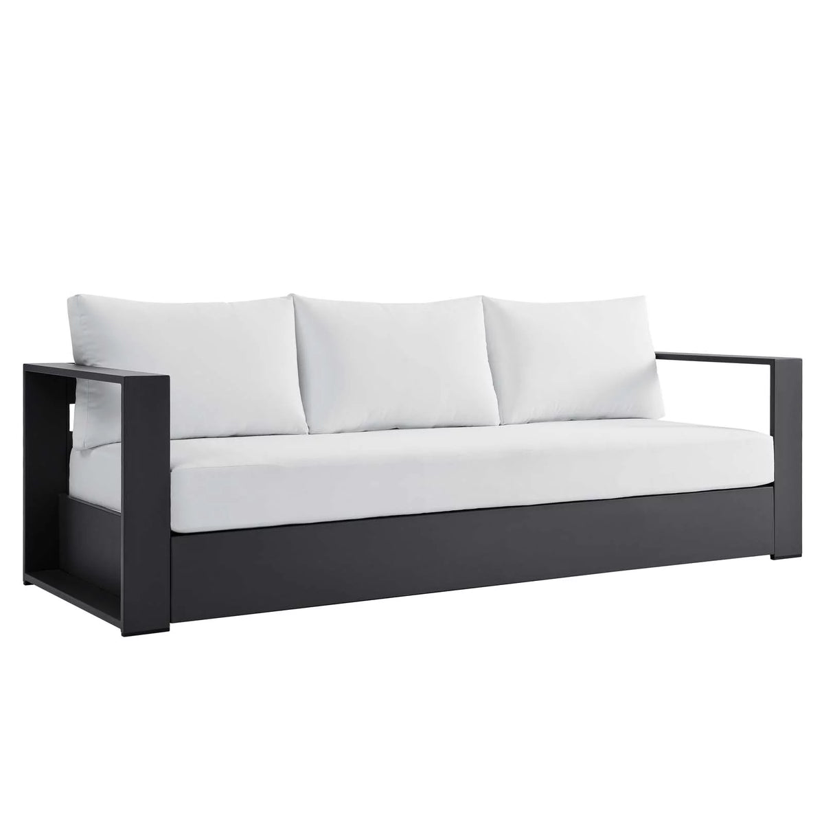Gray White Aluminum Sofa O191331