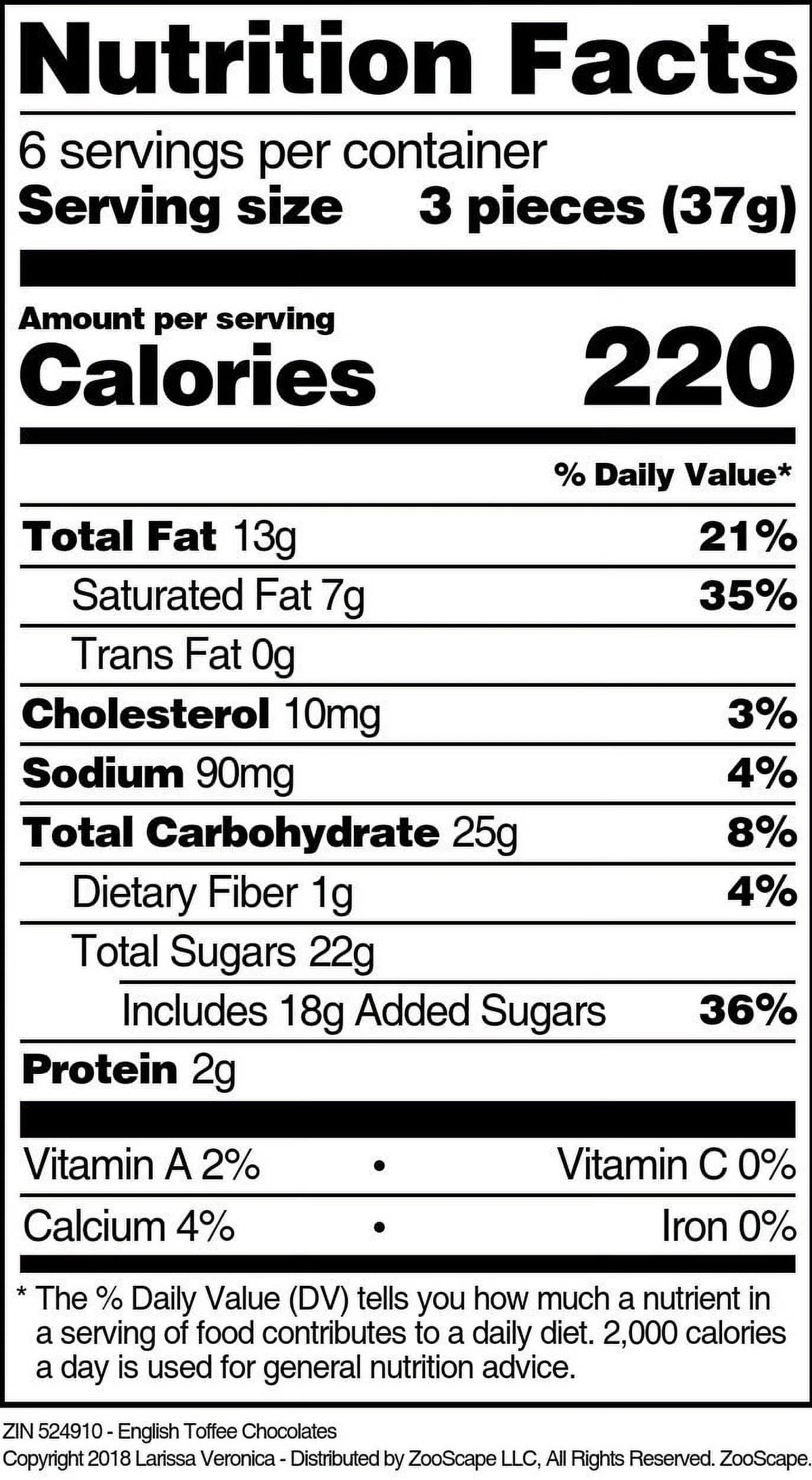 English Toffee Chocolates 8 oz 3-Pack B702