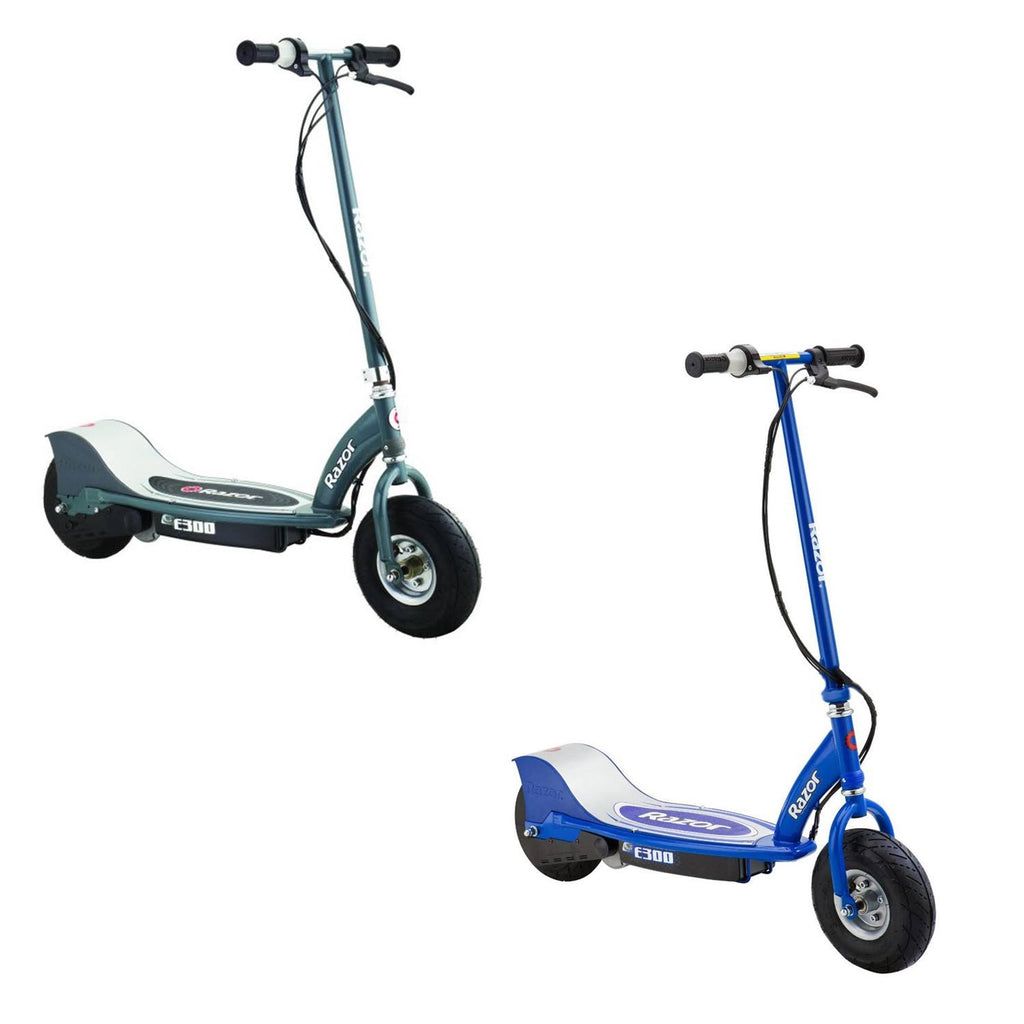 Gray & Blue Electric Scooter M558