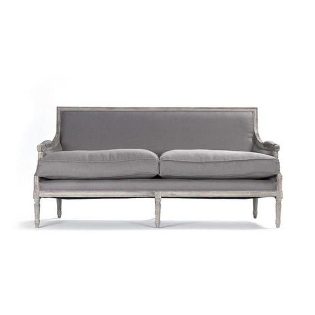 Grey Linen Sofa L438