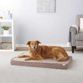 Quilted Orthopedic Cat Dog Bed with Removable Cover M390