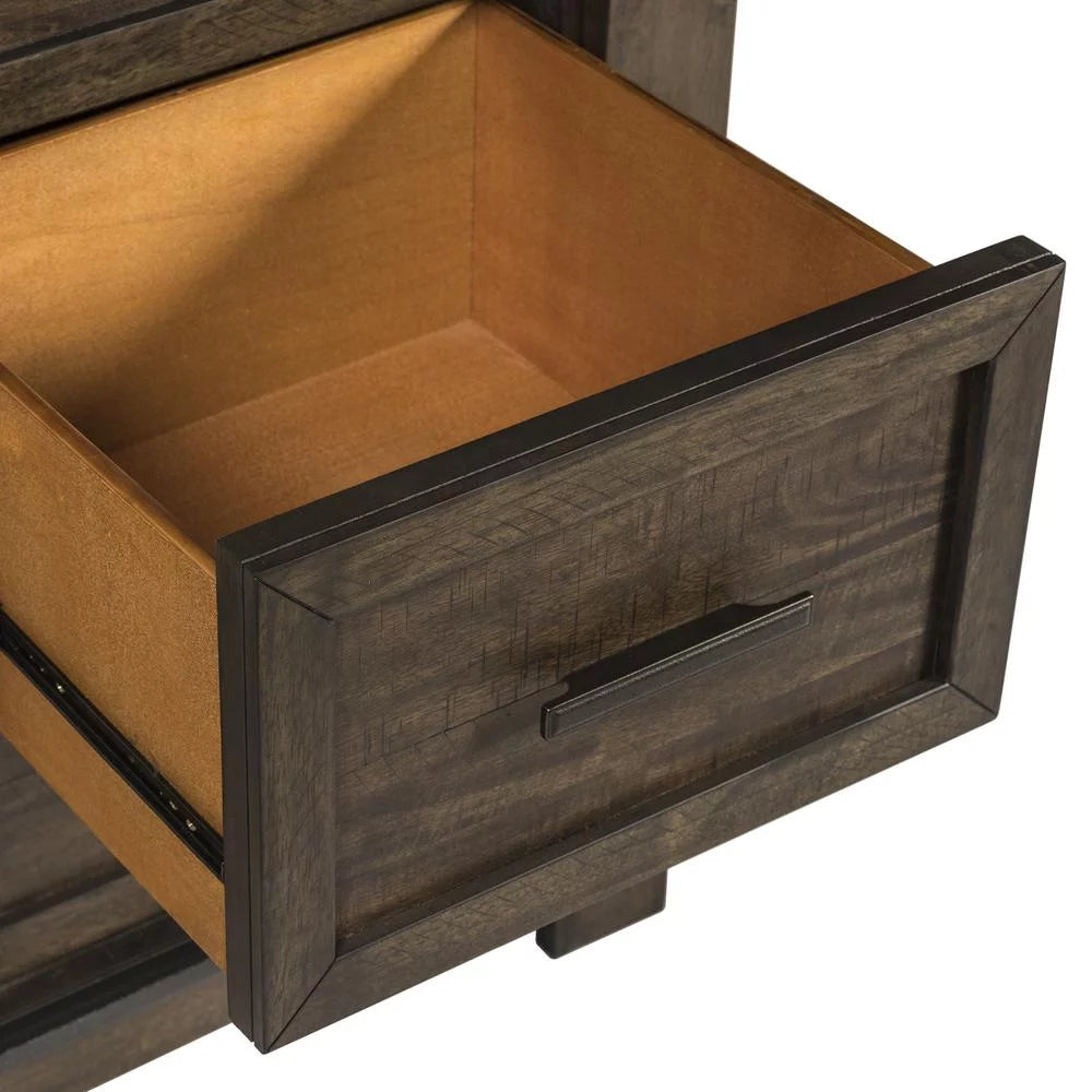 Gray Dresser & Mirror J699056