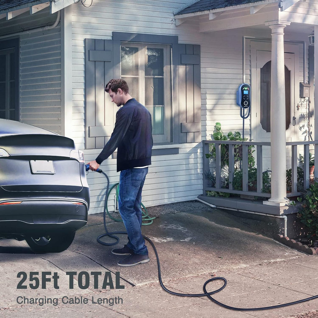 Level 2 EV Charger with 25ft Cable, NEMA 6-50P Q946