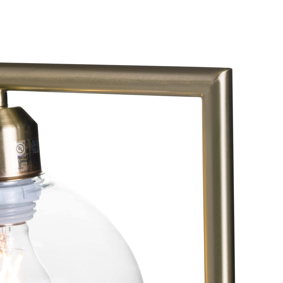 Gold Metal Marble Task Lamp Q4662