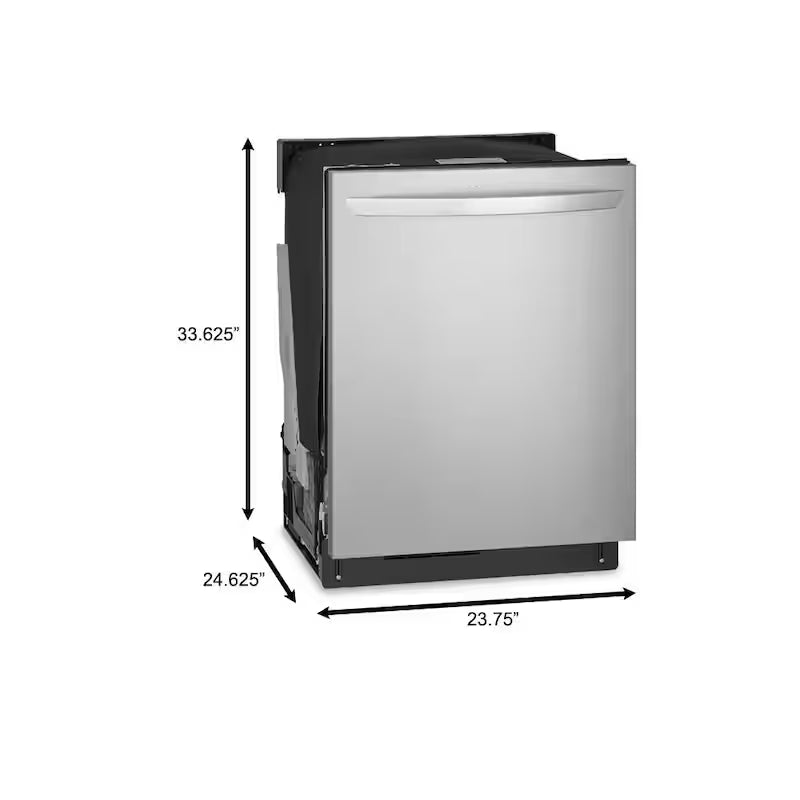 24 in. Stainless Steel Smart Top Control Dishwasher with 1-Hour Wash and Dry S833213