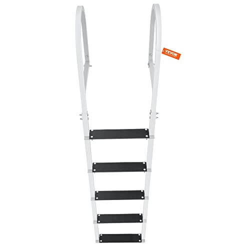 Removable 5 Steps 500 lbs Aluminum Dock Ladder S152