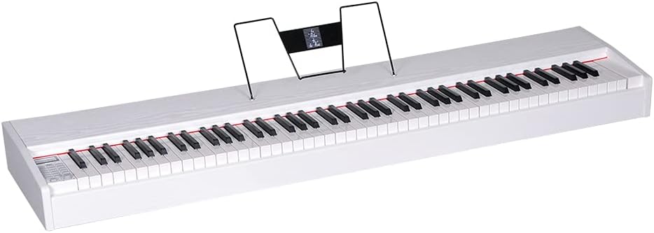 88 Key Digital Piano Electric Piano with Sustain Pedal, Power Adapter, Headphone R76545