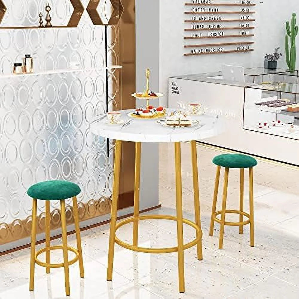 Dining Table Set for 4 with 2 Benches T274996