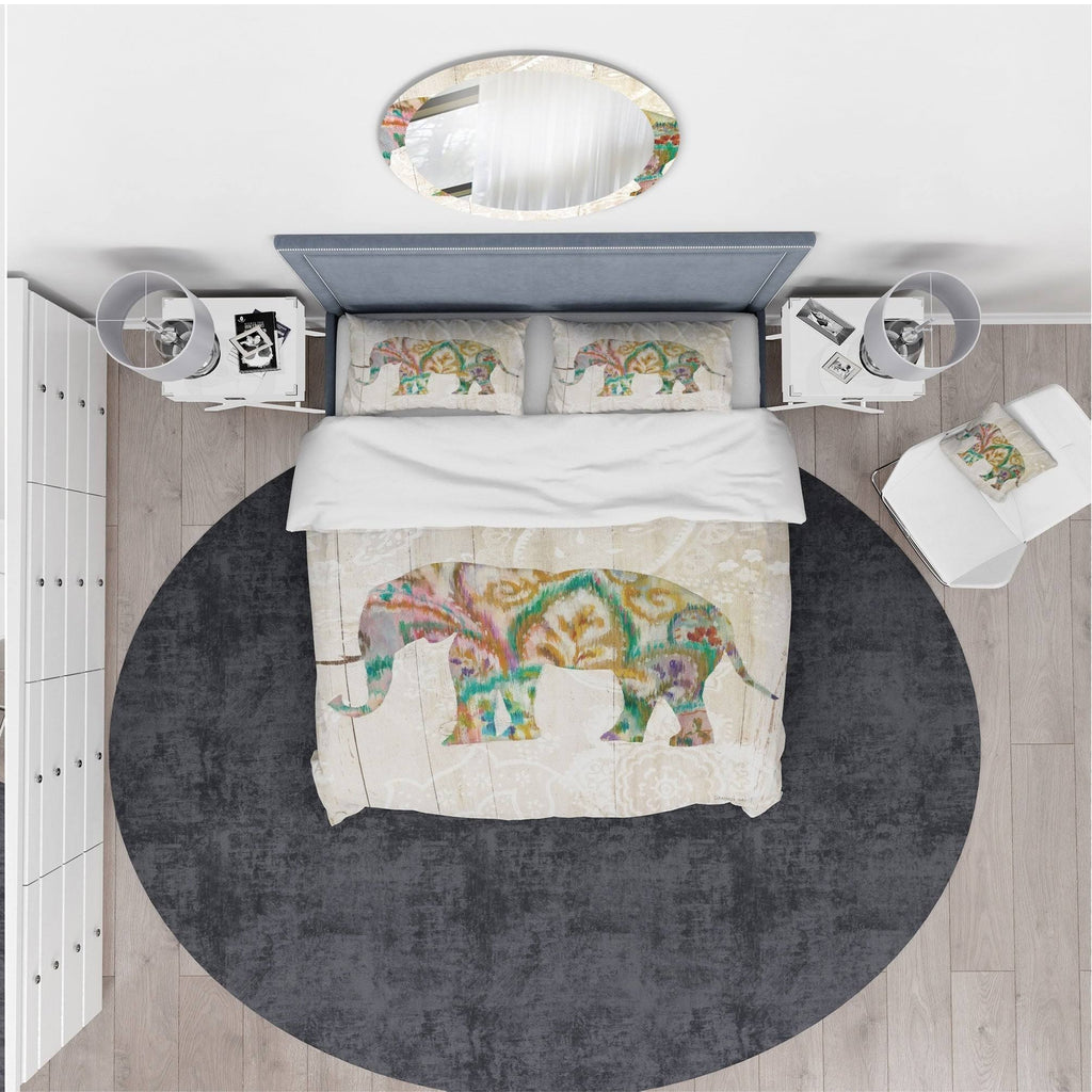 Multi-Color Traditional Bedding Set Duvet Cover and Shams A49554