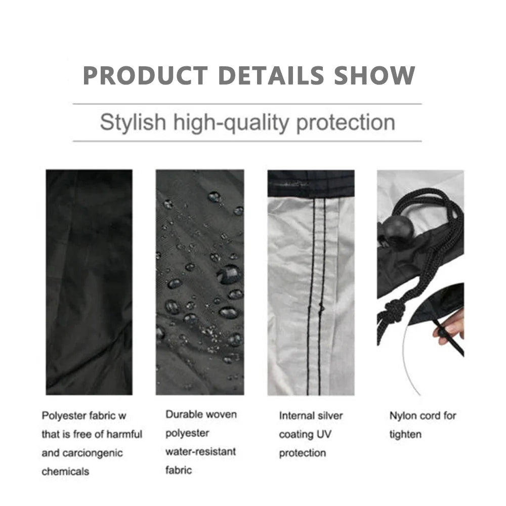 Patio Waterproof Outdoor Furniture Sofa Protector With Storage Bag W448959