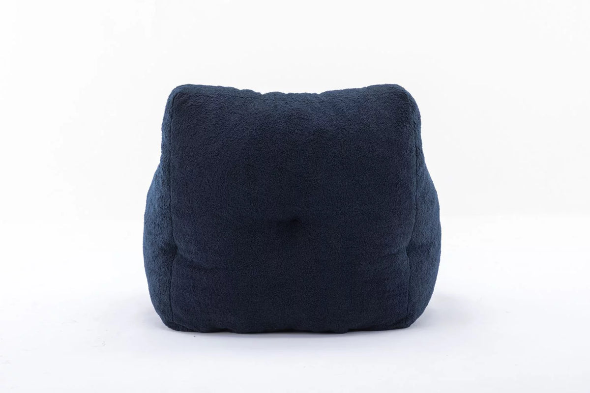 Soft Teddy Fabric Bean Bag Chair 39.4*39.4*27.6 Inches J4385