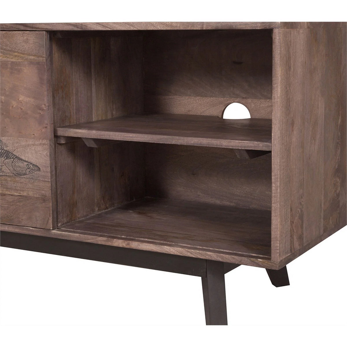 Solid Wood TV Stand D1791
