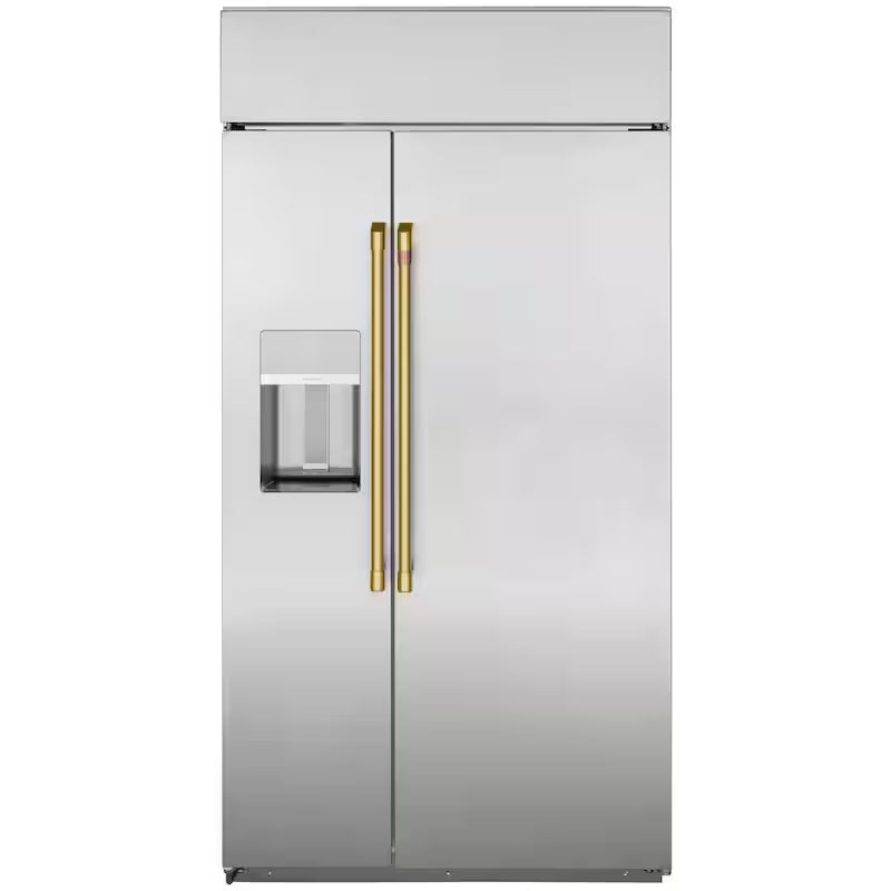 Brushed Brass Refrigerator Handle Kit G257822