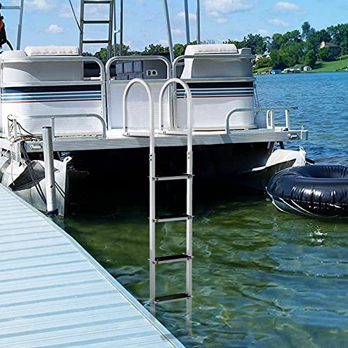 Removable 5 Steps 500 lbs Aluminum Dock Ladder S152
