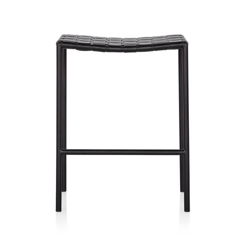 Leather Weave Bar Stool J792810