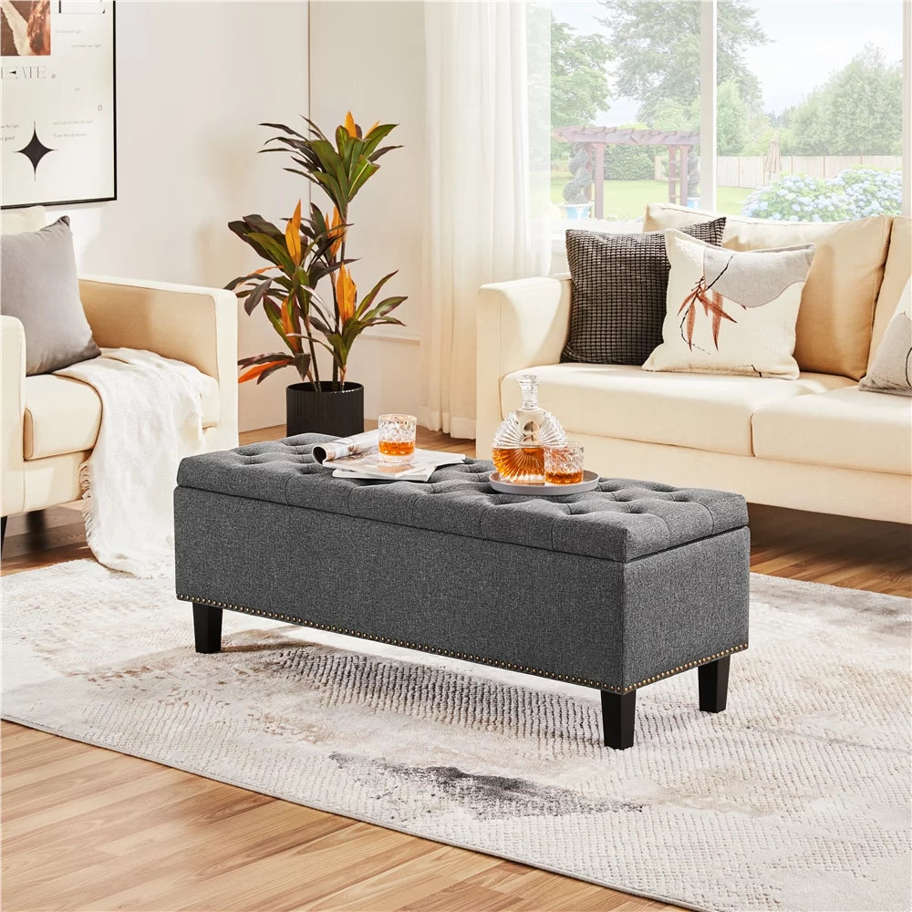 Modern Tufted Storage Bench T913815